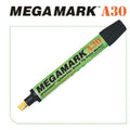 U-Mark UMK-BON10705 Megamark Broad Tip Marker A30, White